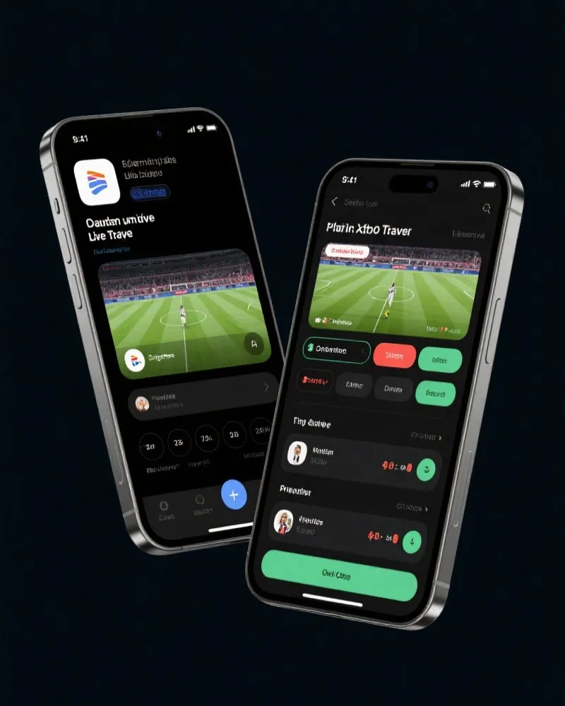 世界盃App介面展示